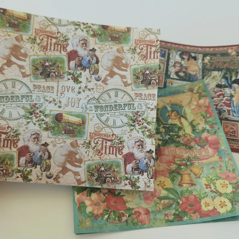 

Рождественский фон, бумажная наклейка, новый год, нежелательный журнал, планировщик, наклейки, скрапбукинг, украшение, сделай сам, фотоальбом