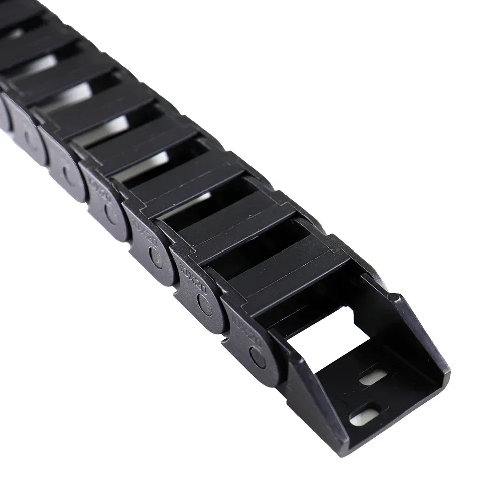 Corrente de Arrasto de Cabo com Conectores Finais Máquinas-ferramentas Cnc Router 10×20 mm 10×20 mm L1000 mm