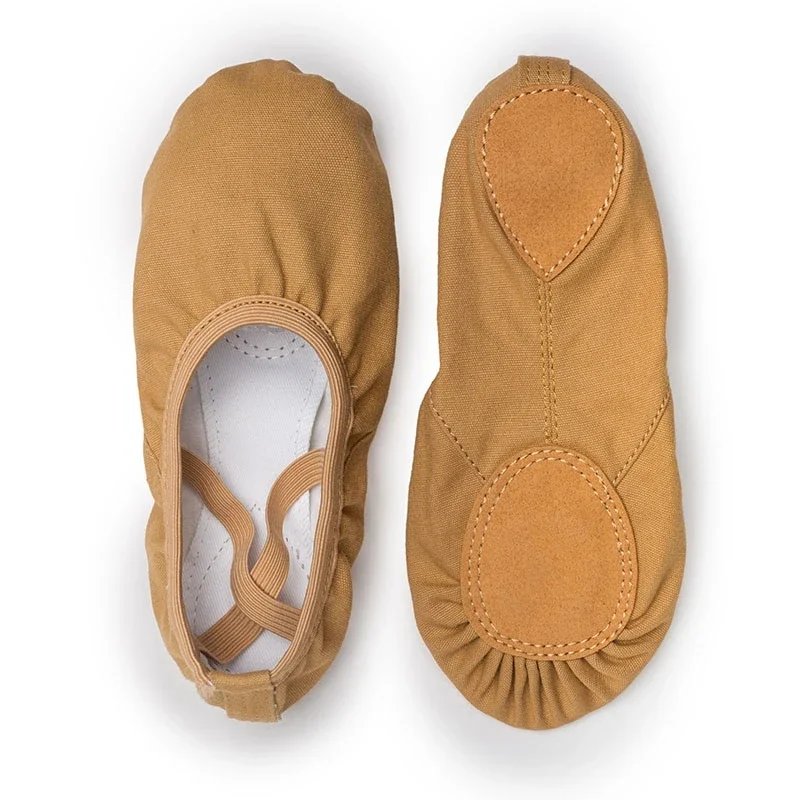 Canvas Ballet Shoes for Women and Children Soft Soled Dance Slippers Professional and Training Dance Shoes