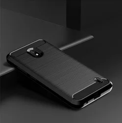 Premium Shockproof Matte Silicone Phone Case - Luxury Protective Back Cover for Nokia 2.2 (Black)