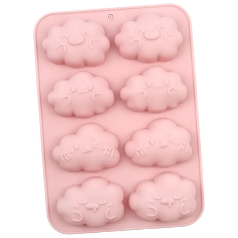 Wolke Silikonform für Seife Gummy 3D Regenbogen Regentropfen Wetter Süßigkeiten Schokolade Pudding Eiswürfelform Cupcake Kuchen Dekoration – Detail 7