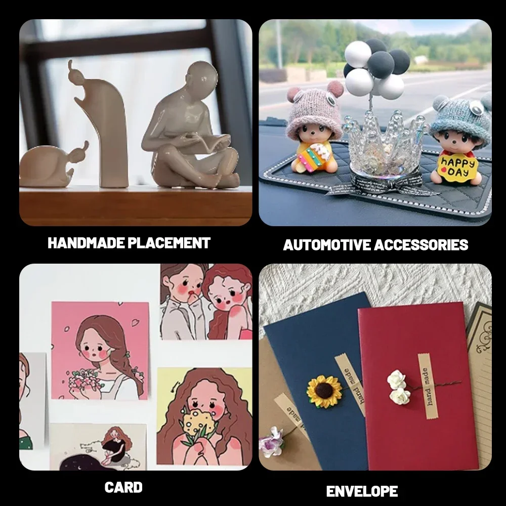 300PCS Rectangular Transparent Double-sided Tape Pad - Unmarked Anti Slip Adhesive, Suitable for DIY Projects and Fixing Objects