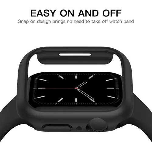 Case for Apple Watch 45mm 41mm 40mm 44mm 42mm 46mm Protective Cover Matte Hard PC Bumper Frame No Glass iWatch 10 SE 9 8 7 6 5 4 - Image 5