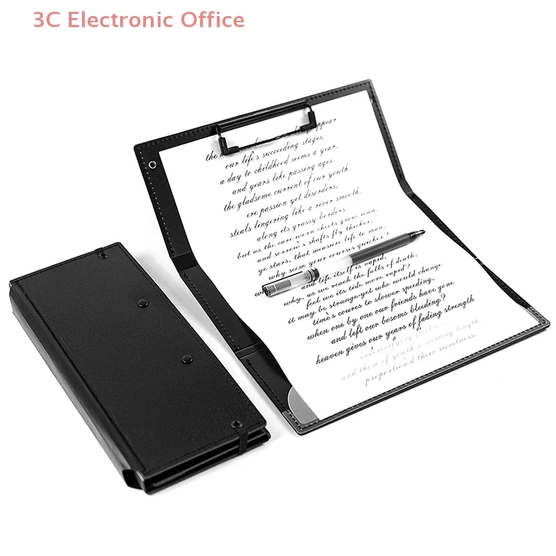 Nursing Clipboard Foldable Handheld Folders Portable Writing Board 3 Layers Secure Paper Grip For Ducuments For Doctors Students