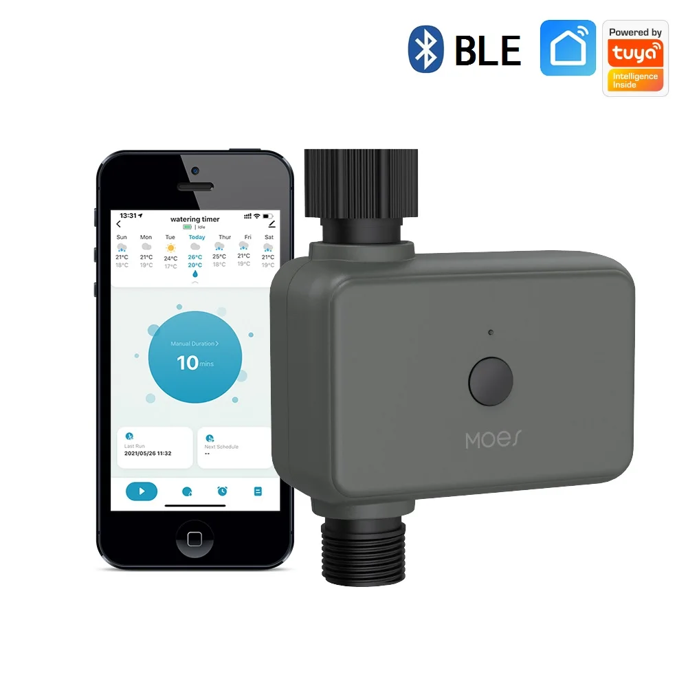 Sistema Di Irrigazione Da Giardino Con Valvola Bluetooth Programmatore Di Irrigazione Automatico Tuya Smart Life Home Moes Timer Sprinkler Drip Contro