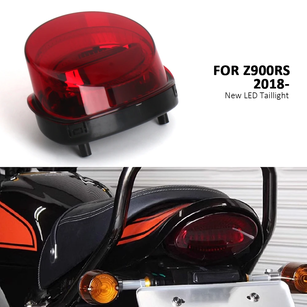

Motorcycle Accessories LED Tail Lamp Rear Brake Tail Run Light Red Lens Taillight For KAWASAKI Z900 RS Z900RS Z 900 RS 2018-2023