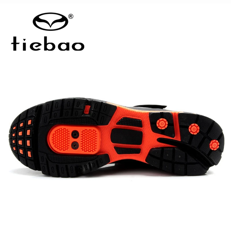 TIEBAO Professional Leisure Cycling Bicycle Shoes Men Women Rubber Soles Self-locking Sports Shoes MTB Road Bike Sneakers
