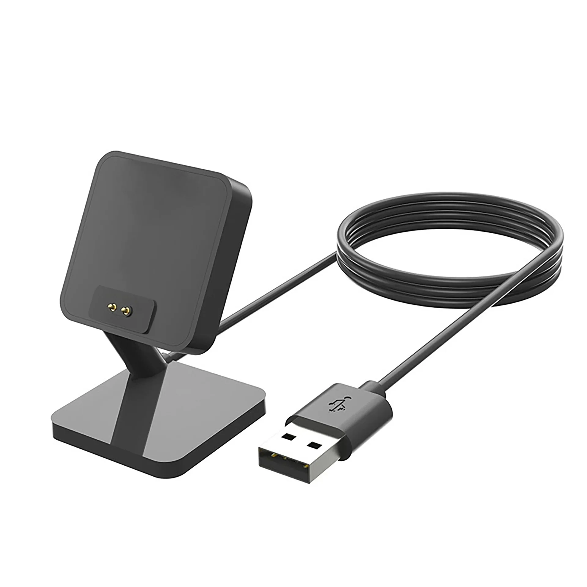 데스크탑 스탠드 도크 충전기 전원 어댑터 Amazfit T-rex 3/Trex3 Pro/Balance 2/1 헬리오 스트랩 시계용 USB 충전 케이블 홀더