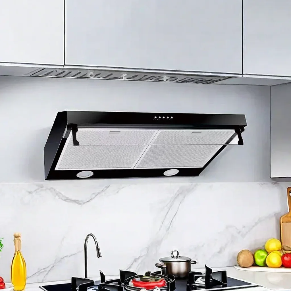 Household Range Hood with Ultra thin 600mm and stainless steel Touch Control Cooker Hood Auto Clean Rang hood portable cooker 5