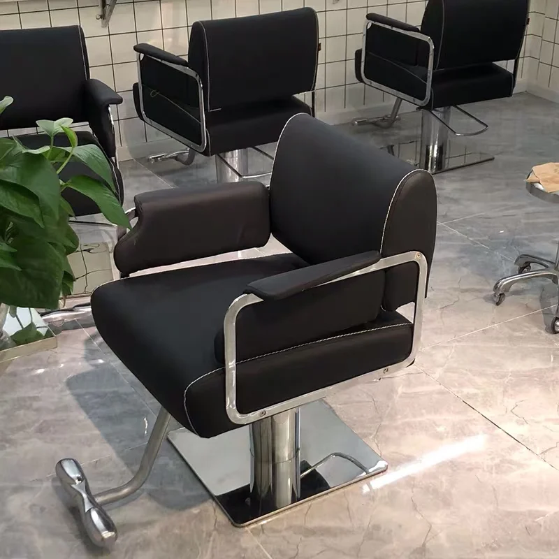 Hairdressing Tattoo Barber Chair Makeup Salon Saloon Vanity Chair Ergonomic Rolling Chaise Coiffeuse Barbershop Furniture CM50LF
