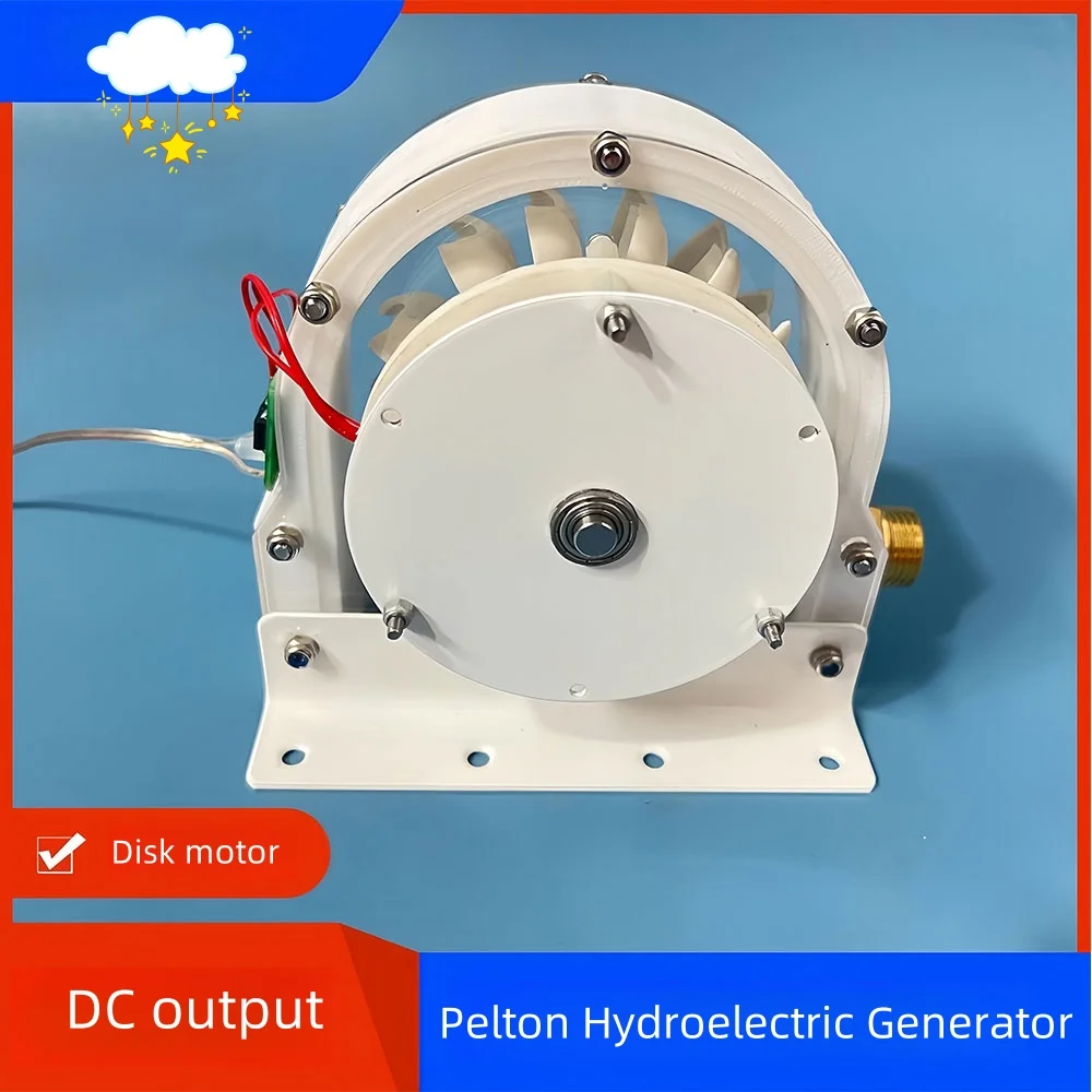 High-Efficiency Pelton Turbine, Impact Hydraulic Runner, Bucket Wheel, Multi-Purpose DIY Hydraulic Generator