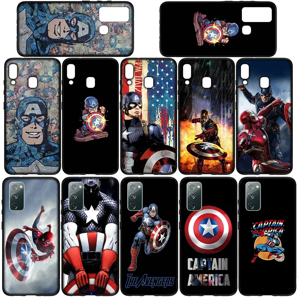 Funda para Xiaomi 13T Oficial de Marvel Capitán América Escudo Transparente  - Marvel