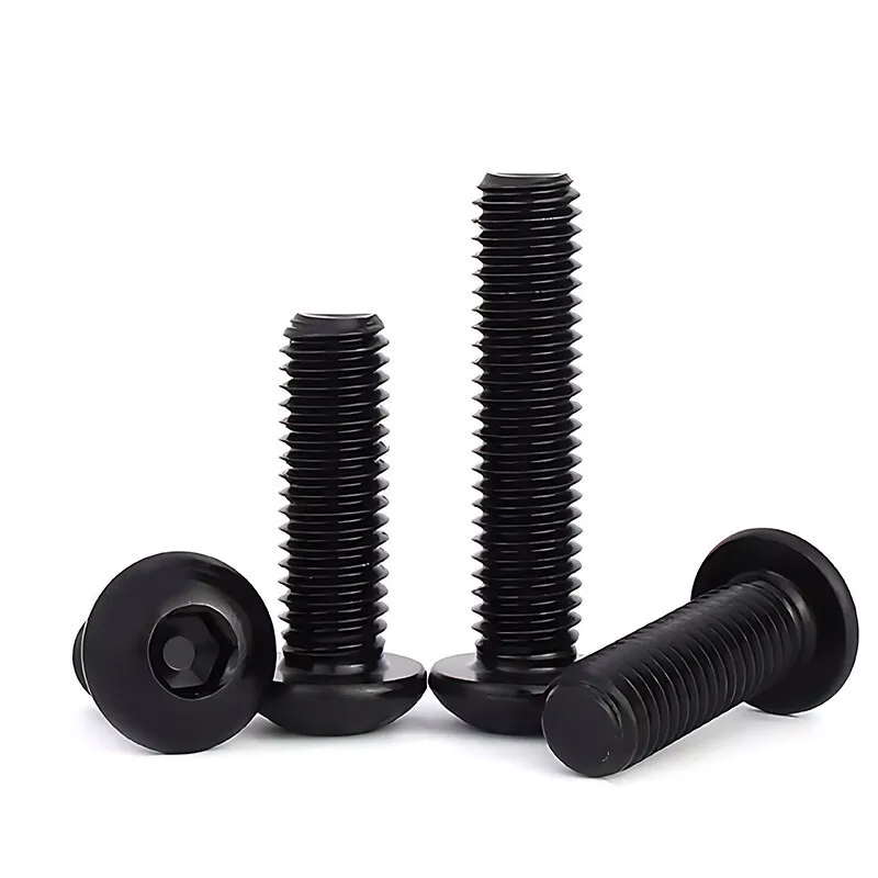Hexagon Socket Head Screw 10/20/30/60PCS M2.5 m3 M4 M5 M6 M8 M10 black knob