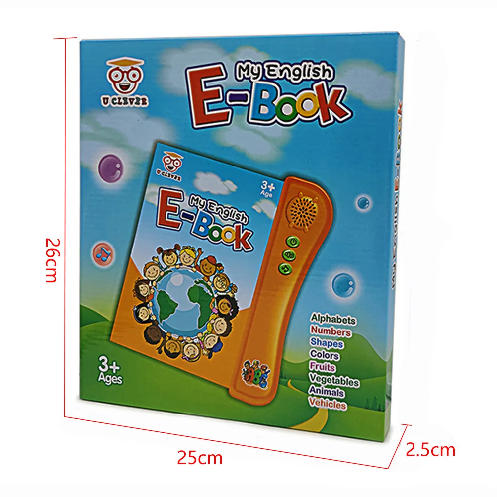New English Finger Reading Smart Electronic Book for Children's Early Education Learning Toys English Audio Book Alphabet 5