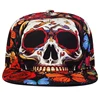 New Fashion Printed Skull Adjustable Snapback Cap Unisex Outdoor Sport Baseball Cap Man Hot Sale Hip Hop Baseball Hat 2