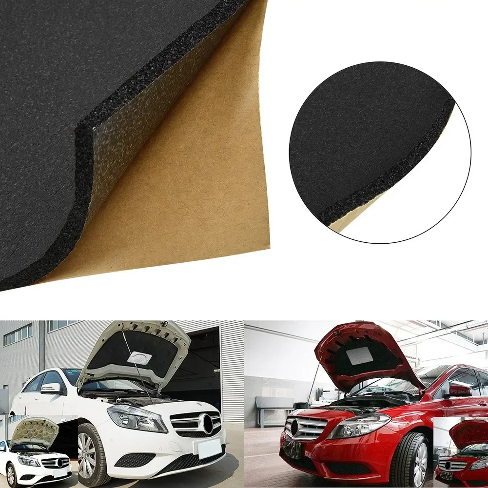 Sound Proofing Deadening Self Adhesive High Density Foam Cotton Car Hood Sound Proof Acoustic Insulation Cotton