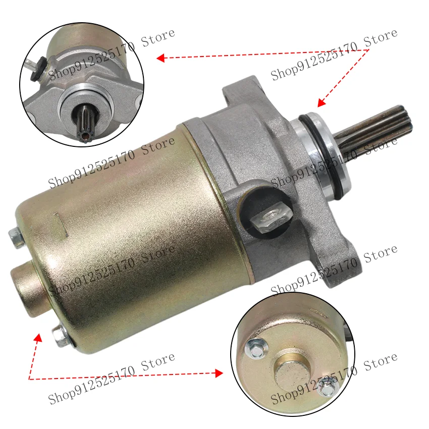 

Motorcycle Electrical Starter Motor For MBK YQ100 Nitro YN100 Ovetto 2000 2001 2002 2003 For Benelli K2 2001 High Quality Parts