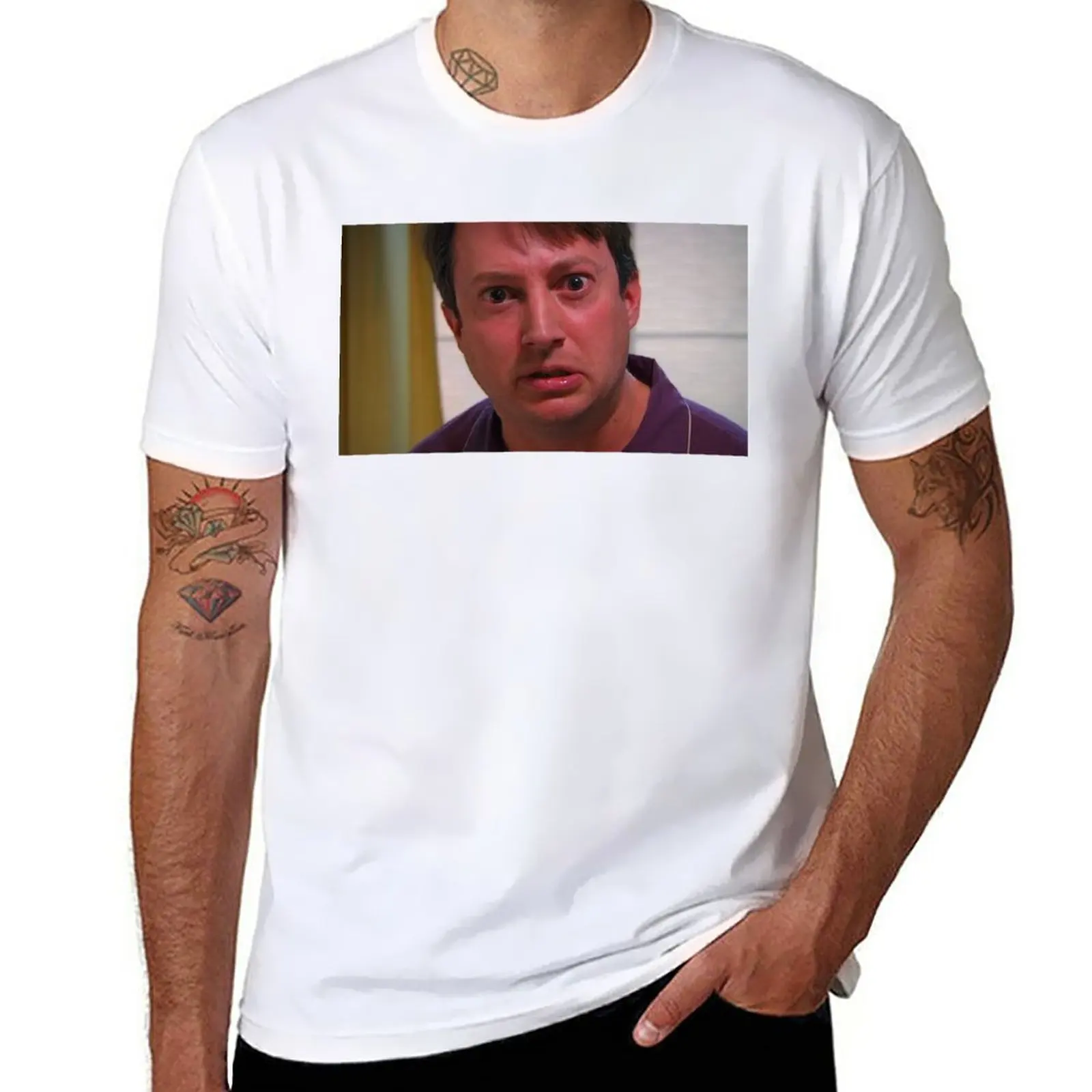 

Peep Show David Mitchell T-Shirt for a boy cute clothes tees sports fans Men's clothing