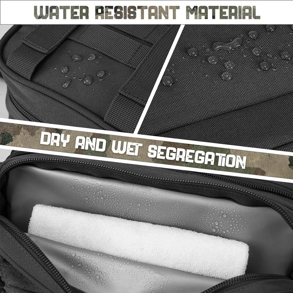 Toiletry Bag for Men Hygiene Bag EDC Hunting Bag Admin Pouch Molle Utility Tool Bag Small Kit Handbag Mens Travel Shower Bags 3