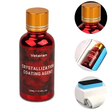 

30ml PH Tolerance Car Care Beauty Crystal Coating With Sponge Nano Plated Crystal Coating Car Wash Maintenance Curing Agent