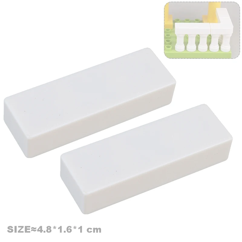 Large Building Block Accessories Set for Creative Construction – Houses, Furniture, Pillars, and Fences for Kids