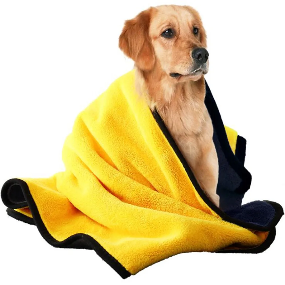 2pcs Pet Absorbent Towel Dog Cat Golden Shower Towel Quick Drying Large  Towel Bathroom Accessories Supplies 11 81x15 75in, Save More With Clearance  Deals