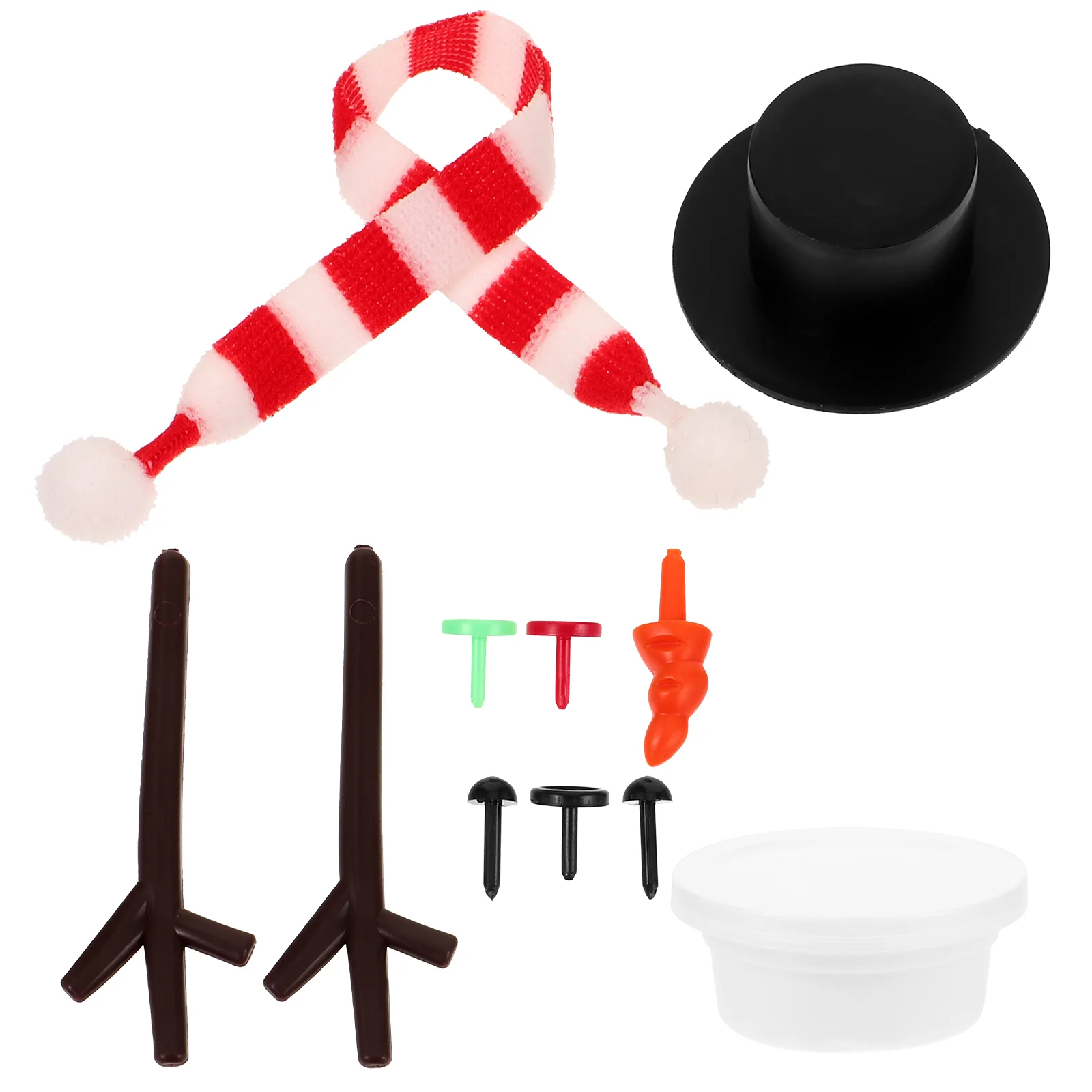 

Mini Snowman Making Kit Clay Snowman Set Christmas Handmade Material Crafting Kit