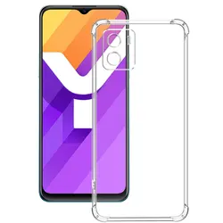 Fashion Soft Silicone Clear Shockproof Airbag Phone Case - Back Cover for Vivo Y10 Y01 (Shockproof Case)