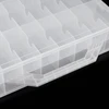 48 Cells 2 Layer Nail Polish Organizer Portable Clear Nail Supplies Needlework Storage Box Adjustable Storage Case 4