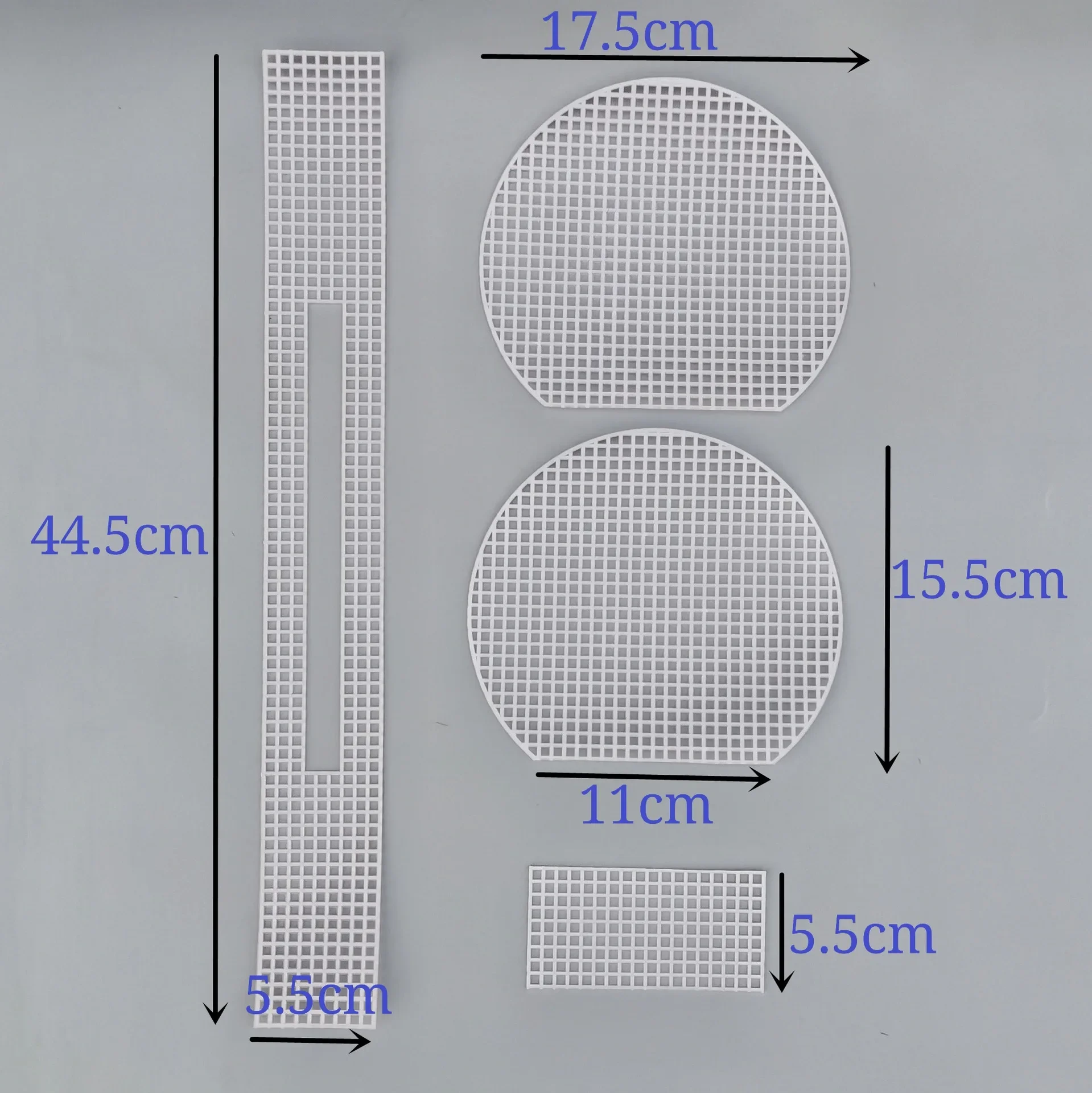 Christmas Gift Heart Knitting Weaving Plastic Mesh Sheet DIY Sewing Woven Bag Accessories Purse Making Supplies Crochet Projects