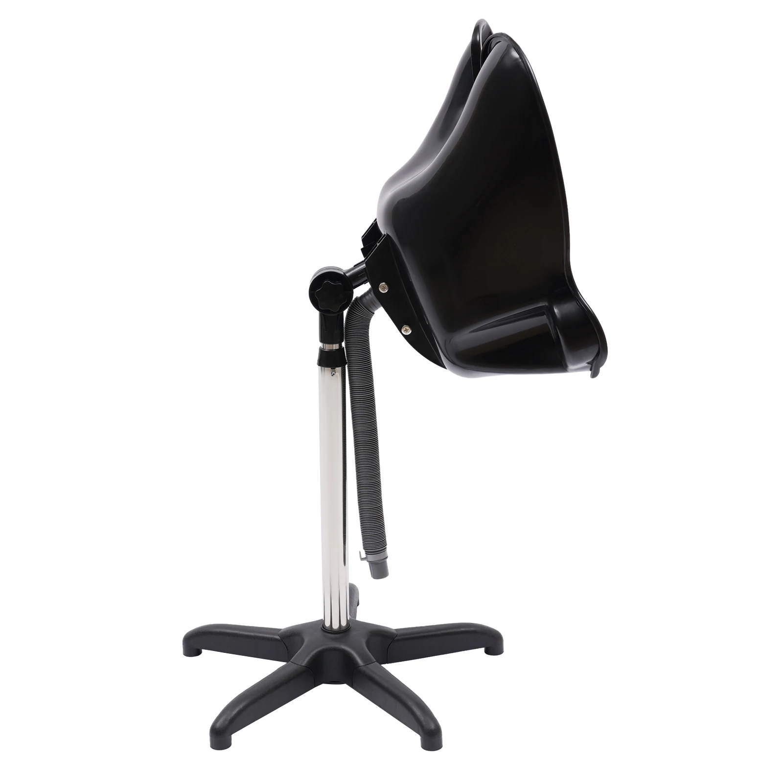 Adjustable Height Backwash Shampoo Bowl Basin Portable Hairdress Spa Salon Hair Washing Sink Black for Hair Salons and Home Use