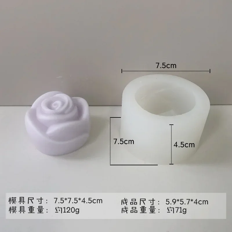 3D Flower Silicone Mold for DIY Crafts and Baking Creations