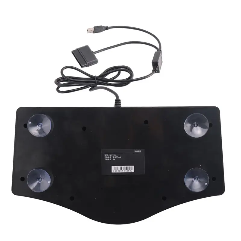 레트로 아케이드 게임 로커 컨트롤러 Usb 조이스틱 Ps2/Ps3/Pc/안드로이드 스마트 TV 내장 진동기 8방향 조이스틱-AEF7