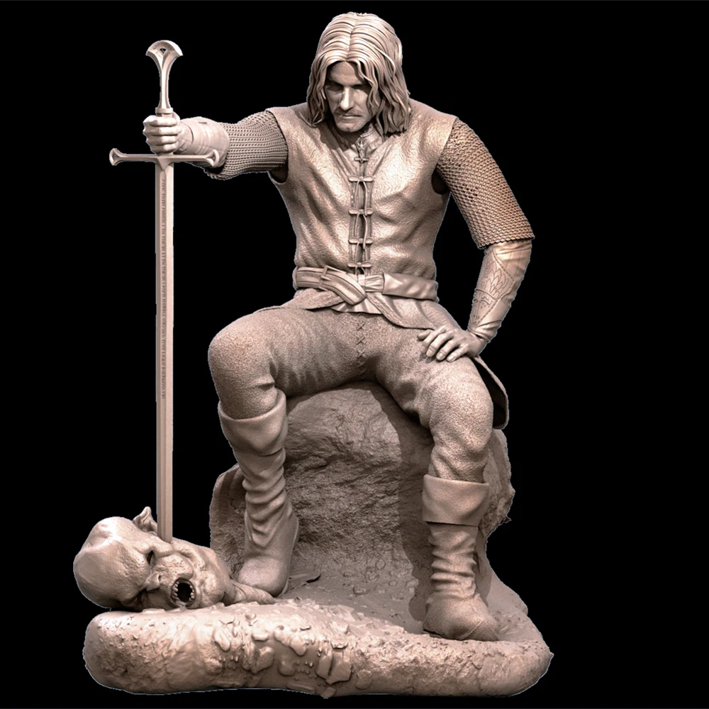 Harz Figur Modell Kit Maßstab Modelle unbemalte Kits DIY Spielzeug Hobbys Kunststoff Modell a381 – Detail 3