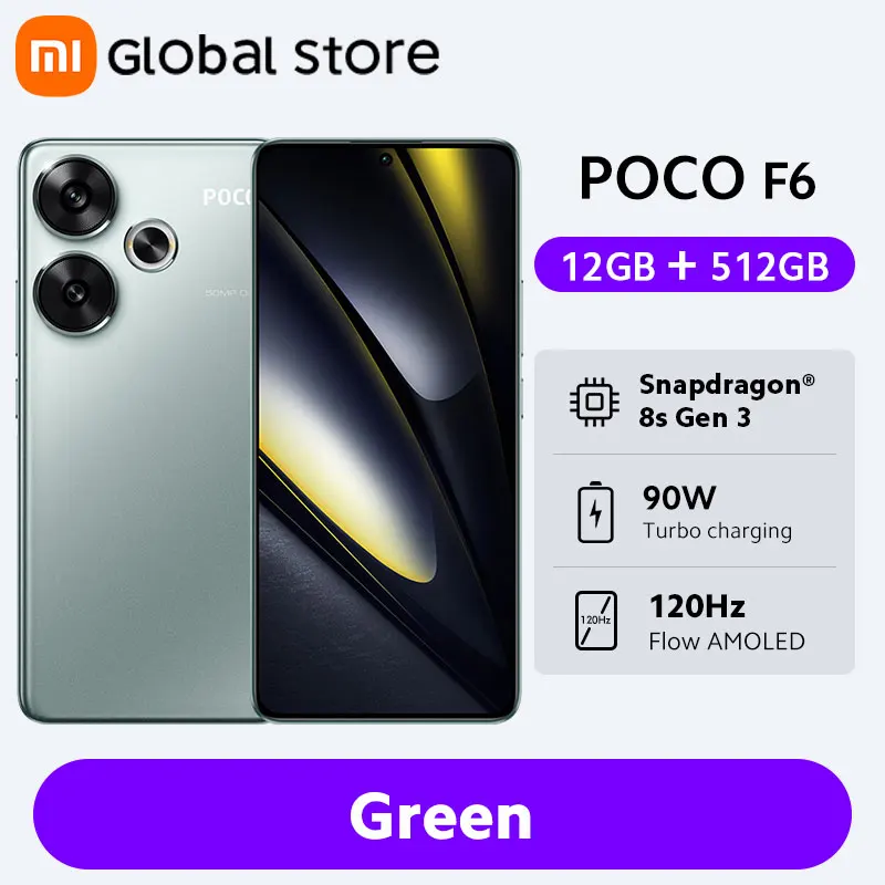 xiaomi POCO F6 8GB/256GB  ブラック グローバル版 Bl Amazon | 【SIMフリー】Xiaomi POCO F6 | 5G | 8+256 GB