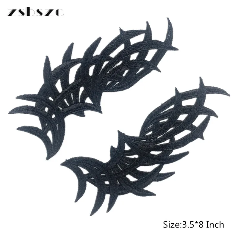 

10 пар/20 шт., Кружевная аппликация с вышивкой