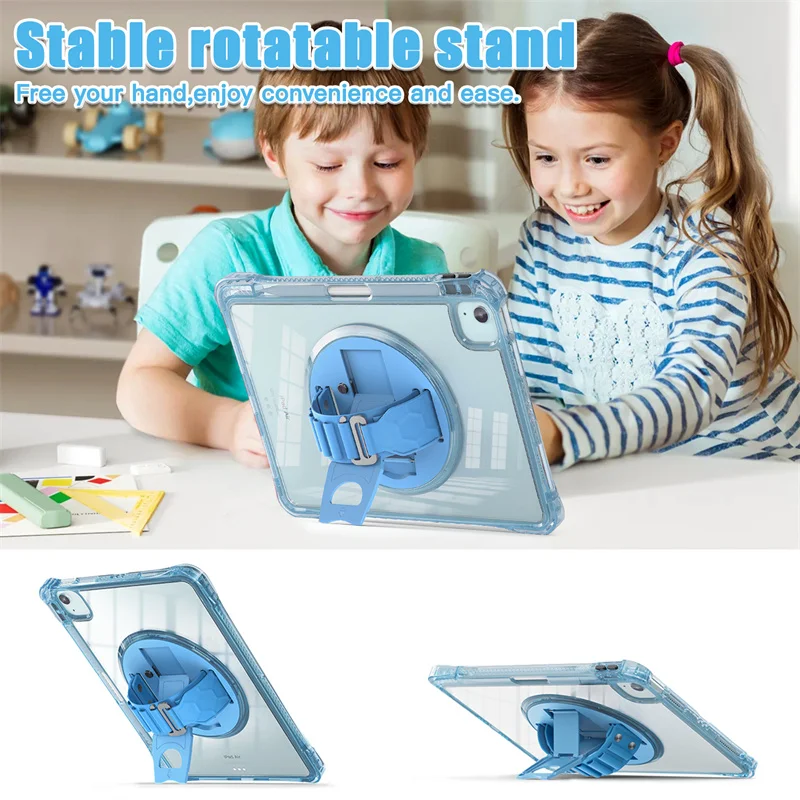 Universal Protective Tablet Case with Hand Strap for iPad and Large Tablets