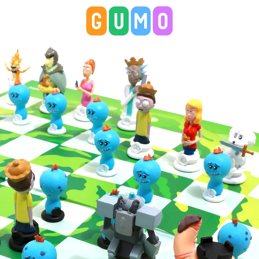 Rick and Morty Chess Set, The Op Board Game Showcase