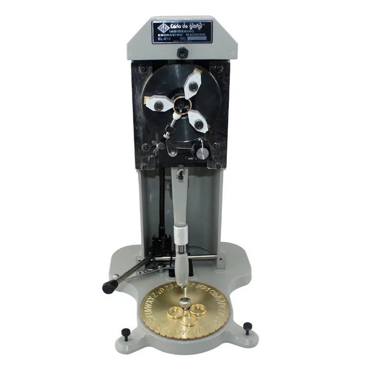 Inside Ring Engraving Machine with Two Faces | Standard Letter Block Dial Jewelry Engraver for Rings & Metal Crafts detail image 1