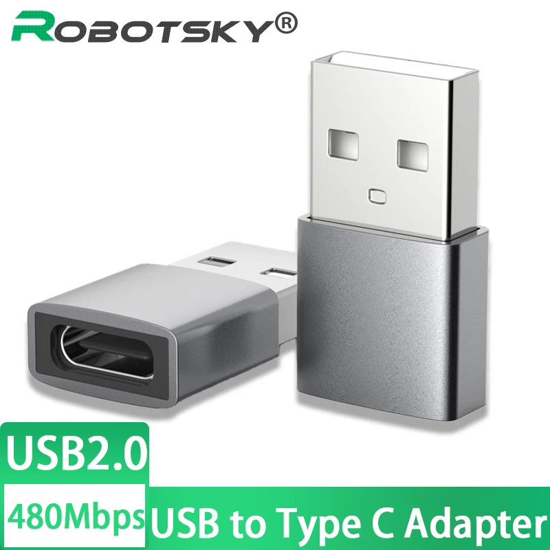 Tanie USB 2.0 na typ C OTG Adapter USB A męski sklep