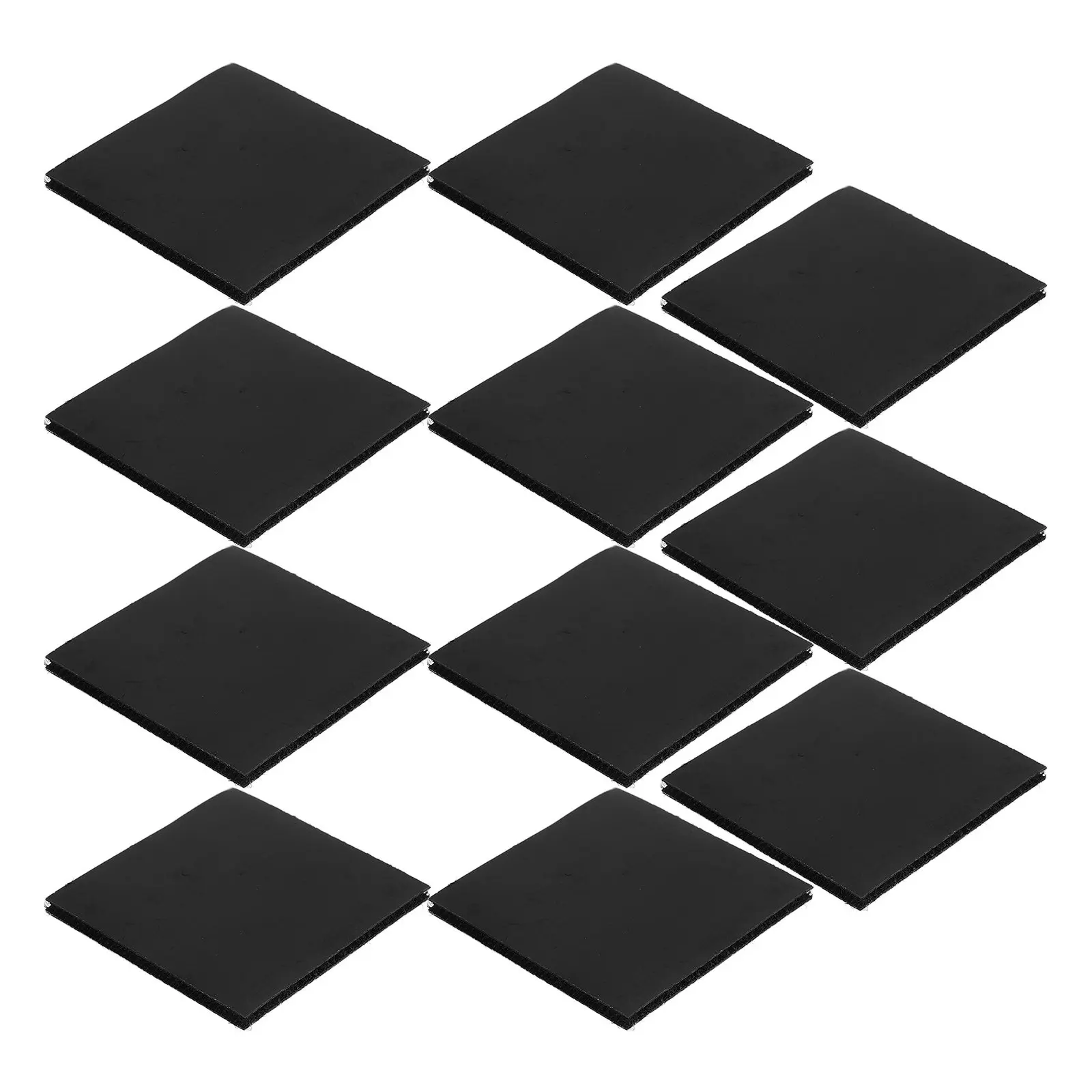 20Pcs 자동차 양면 접착 테이프 자동차 후크 및 루프 패스너 스트립 바닥 매트 미끄럼 방지 인터로킹