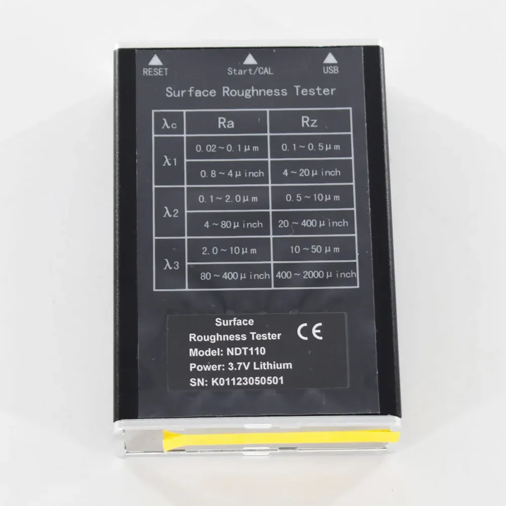 Digital Surface Roughness Tester NDT110 The roughness of metal andnon-metallic surface meter Ra: 0.01~15.000μm Rz:0.1~50 μm 4
