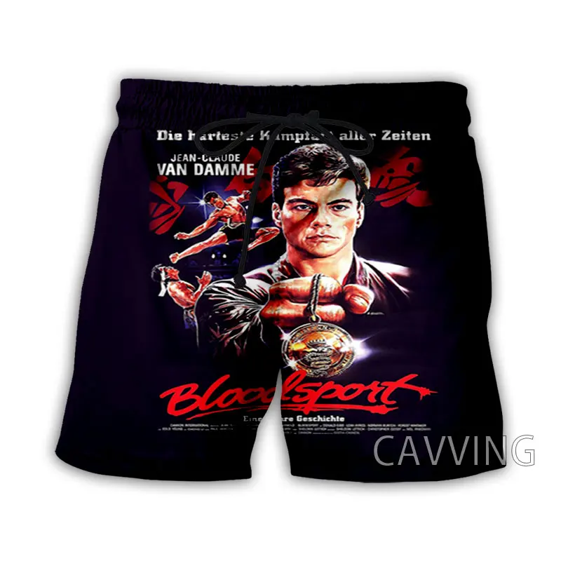 New Fashion Women/Men's 3D Print  Jean Claude Van Damme Summer Beach Shorts  Streetwear Men Quick Dry Vacation Casual Shorts 4