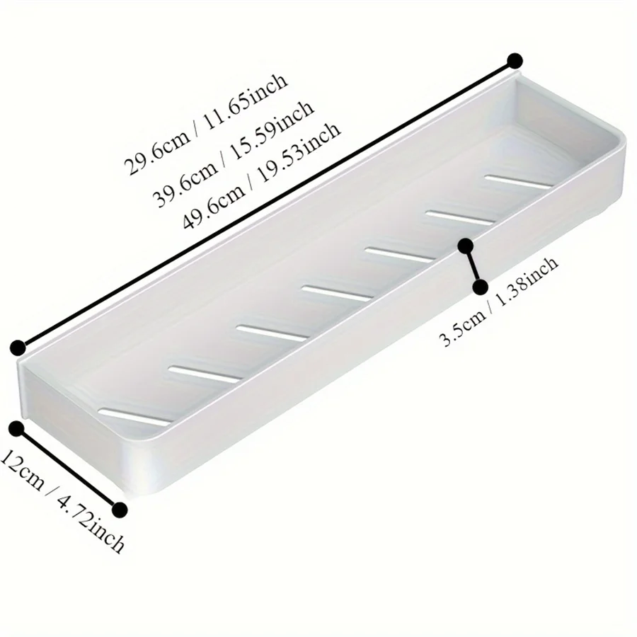 30-50Cm Kitchen Seasonings Rack Pepper Wall-Mounted Hook Cabinet Storage Spatula Tool Storage Kitchen Accessories