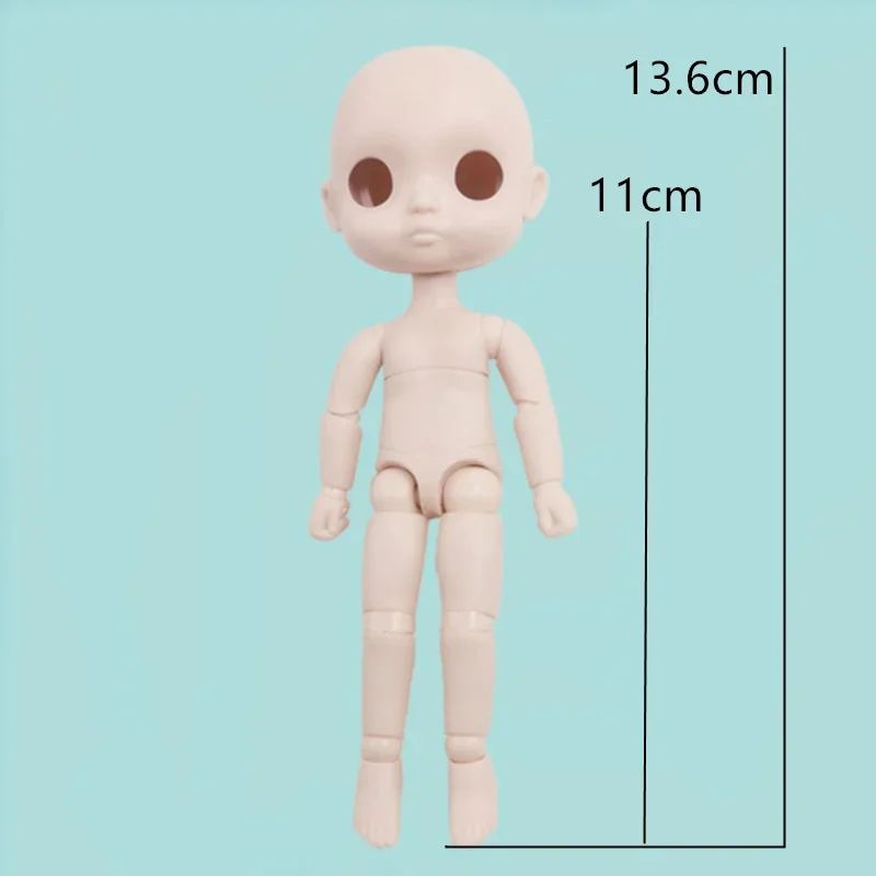 Doll Accessories Ob11 Doll Toy Multi Joint Movable Body 1/12 Bjd Girls Dress Up