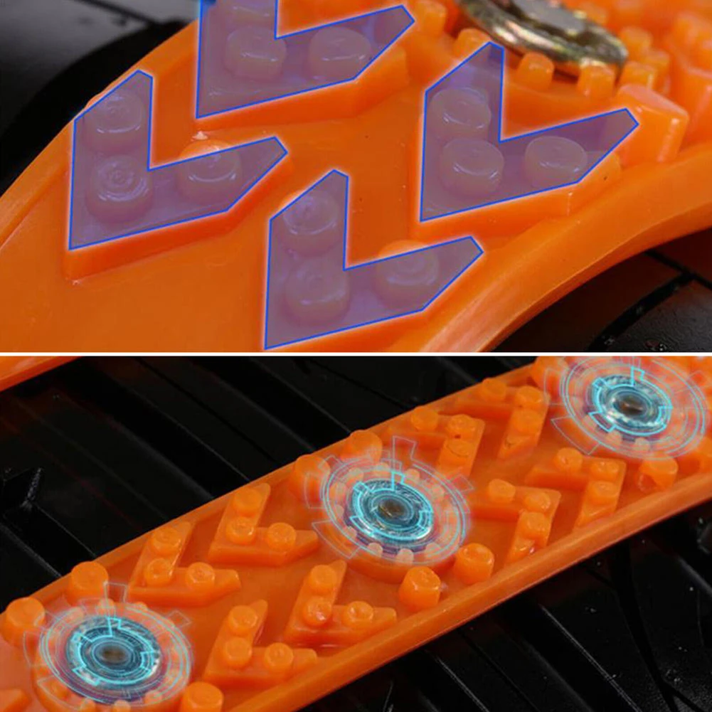 1PC Vehicle Prevent Slip Wheel Chain Easy Install Multipurpose Wheel Chain For Vehicle