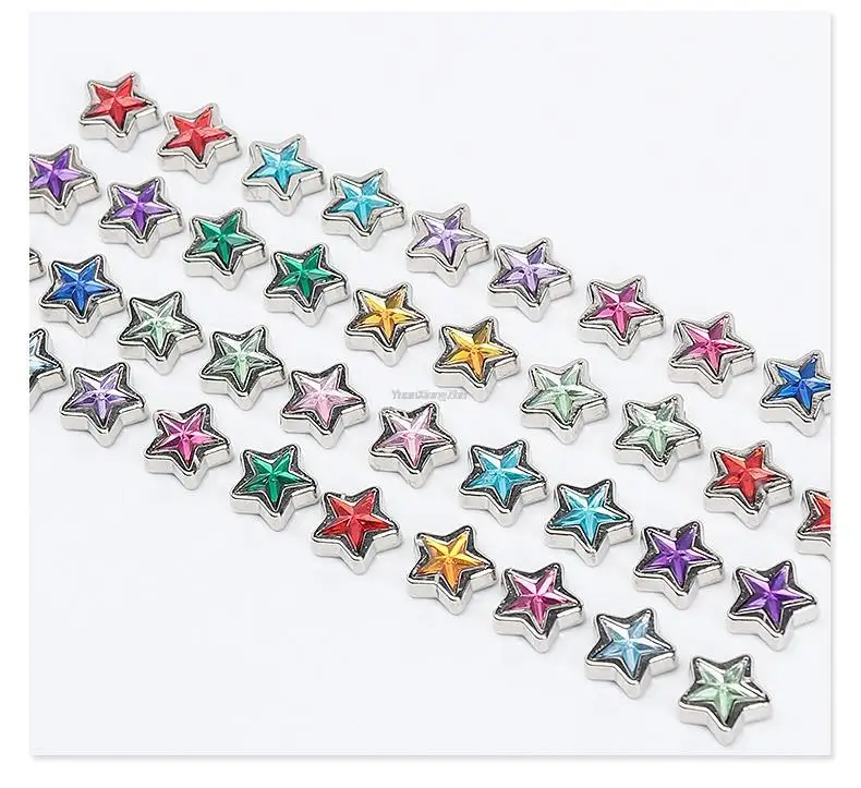 1 Paar Diamant-Schnürsenkel ohne Krawatte, bunte Stern-Strass-Schnürsenkel ohne Krawatten, elastische Schnürsenkel, Turnschuhe, Kinder und Erwachsene, flache Schnürsenkel – Detail 5