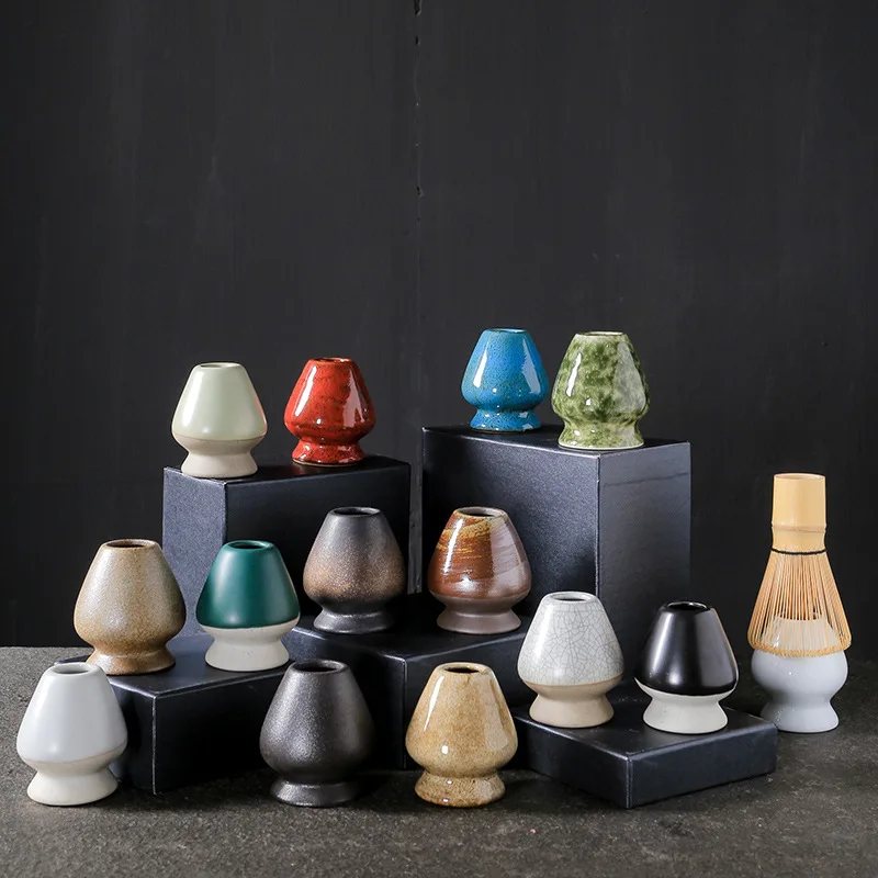 Ceramic Matcha Holder Matcha Whisk Stand Chasen Holder Multiple styles for Japanese Green Tea Whisk matcha tea set matcha tea tools matcha whisk