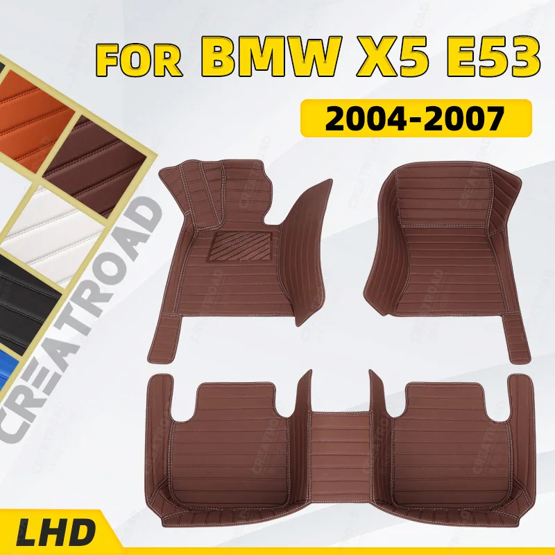 Custom Car floor mats for BMW X5 E53 2004 2005 2006 2007 auto foot Pads