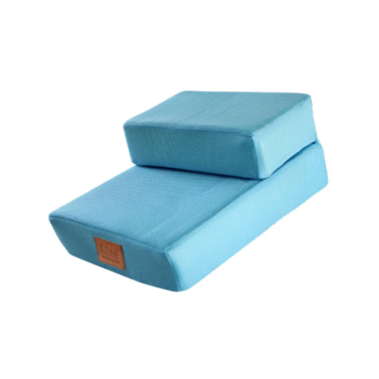 2 Steps Dog Stairs Ramp for Beds Couches Anti Slip Removeable Cover Comfortable